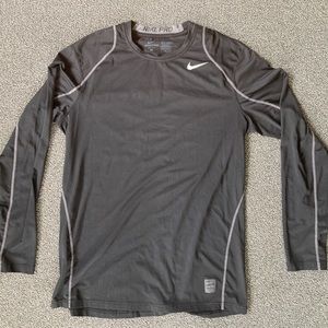 Mens L Nike Pro Dri Fit Long Sleeve